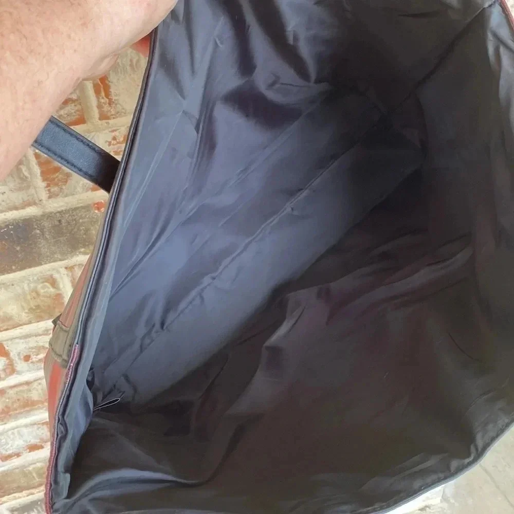 Victoria’s‎ Secret Red And Black Plaid Tote Bag